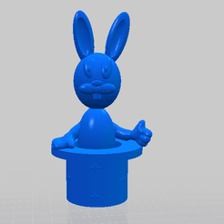 LAPIN CHAPEAU MAGIQUE.png STL-Datei RABBIT MAGIC HAT kostenlos・3D-druckbares Modell zum herunterladen