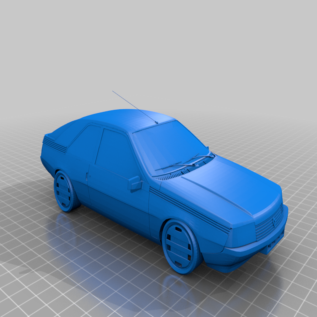 Renault_Fuego.png Fichier STL gratuit Renault Fuego・Objet pour imprimante 3D à télécharger, ccjr