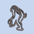 model.png Australopithecus (1) COOKIE CUTTERS, MOLD FOR CHILDREN, BIRTHDAY PARTY
