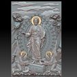 3.jpg Auferstehung Christi mit Engeln - 3D Relief Komposition