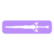 Bloodwars 2h sword_bookmark_2.stl Bloodwars Two-handed Sword Bookmarks