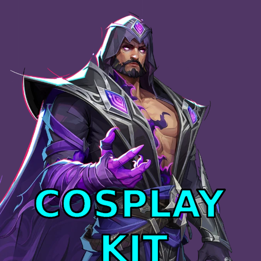 Cosplay Bonaparte Callistethics Doctor Strange Phantom Sorcerer costume Marvel Rivals Full armor and weapon Gun pistol Cosplay Kit , kitbash ALl in one
