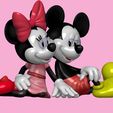 12.jpg Mickey and Minnie mouse for 3d print STL