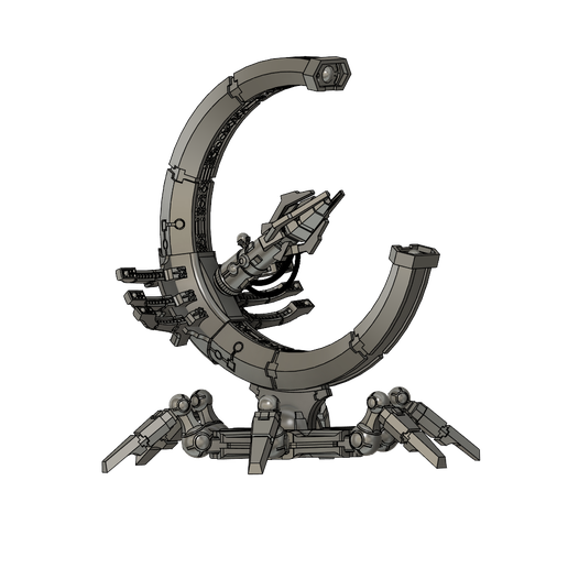 Sentry-Pylon-v3.png Download STL file Walking Deathray Exterminator • Design to 3D print, Craftos