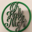 20221205_001822.jpg STL file Oh Holy Night Ornament・3D printing model to download
