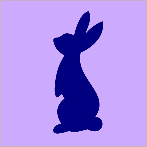 Cortador de galletas conejo de pascua 10 cm