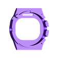 heartrate_watch_top_a_rev01.stl Archivo STL gratis Reloj de ritmo cardíaco・Objeto para impresora 3D para descargar