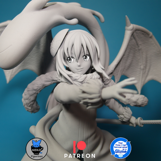 Main_Shot_1_logo_Patron.png Rimuru Tempest - Reincarnated as a Slime Anime Model for 3D Printing 3D print model