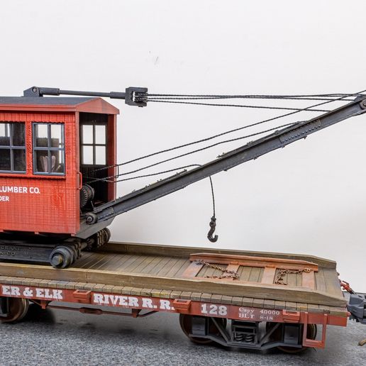 🏗️ Spruce Lumber No. 1, American Crane & Derrick Log Loader - G Scale ...