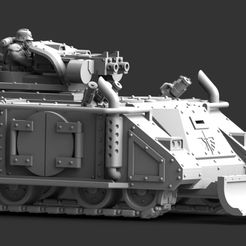 01.jpg Imperial Guard Fighting Vehicle "Ferus" (Rhino MK-1 modification)