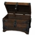 0.jpg TREASURE CHEST - PIRATE - GOLD - TRUNK - CAVE - MARINE - NAVIGATOR - MARINE TREASURE CHEST WOOD