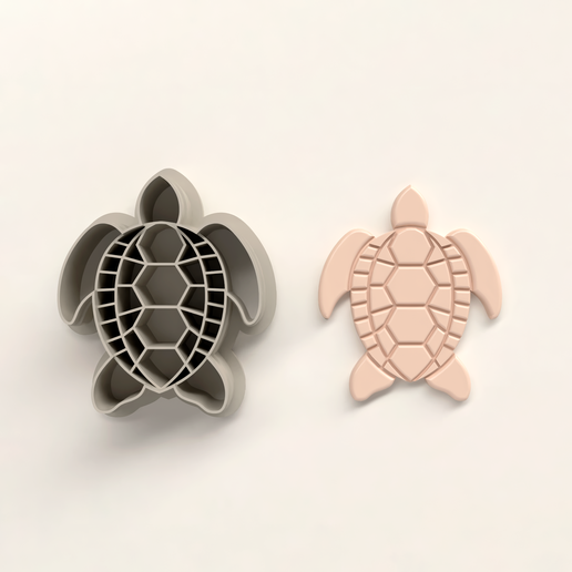 Polymer Clay Cutter STL 3D Printable | Digital File - Turtle EC 13