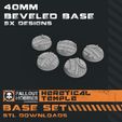 40mm-Bevelled.jpg Archivo 3D Juego de bases de templos heréticos・Diseño de impresión en 3D para descargar