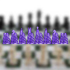 Capture d’écran 2020-01-02 à 11.37.13.png Archivo STL Piezas de Ajedrez y Modelo de Tablero de Ajedrez・Plan de impresión en 3D para descargar