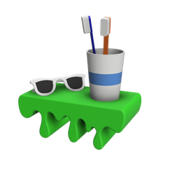 1.png STL file Dripping Shelf・3D printable design to download