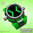 20240208_184812.jpg Ben 10 Omnitrix - Samsung Galaxy Watch 4 Classic  3D Print Model