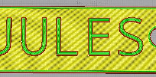 Customized key ring ( JULES ) - 3D model önizlemesi