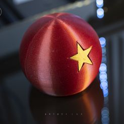 Dragon_Sphere.jpg Free STL file Dragon Ball Sphere・Design to download and 3D print