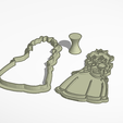 3.png Princess Peach cookie cutter
