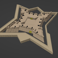 CASTILLO-DE-SAN-CARLOS-DE-LA-BARRA,-MARACAIBO.png STL-Datei BURG VON SAN CARLOS DE LA BARRA MARACAIBO・3D-druckbare Vorlage zum herunterladen