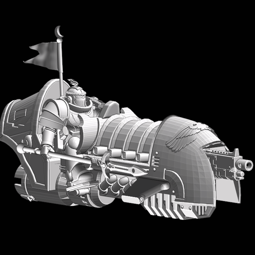 🦅 Hawk Warriors Speeders 3 (Supported)・ 3D File for 3D printing・Cults