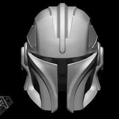 1.jpg Mandalorian Knight Custom Helmet