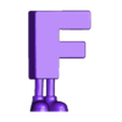 Letter.F.with.legs.stl Letter F with legs