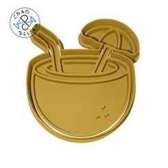Summer02.jpg STL file Coco Loco - Summer (no 2) - Cookie Cutter - Fondant - Polymer Clay・3D printable model to download