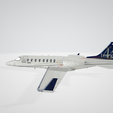 1.png Bombardier Learjet 45xr 3D Model low poly