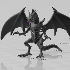 Екранна-снимка-1145.png STL file Yugioh Red Eyes Black Dragon 3d Print Model Figure・3D printer design to download