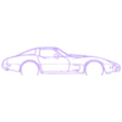 corvette c3 l82 1979.stl Wall Silhouette: Chevrolet Set