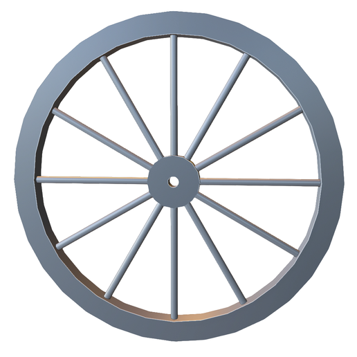 Wooden Wagon Wheel