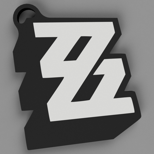 Zenless Zone Zero Game Keychain - 3D model önizlemesi