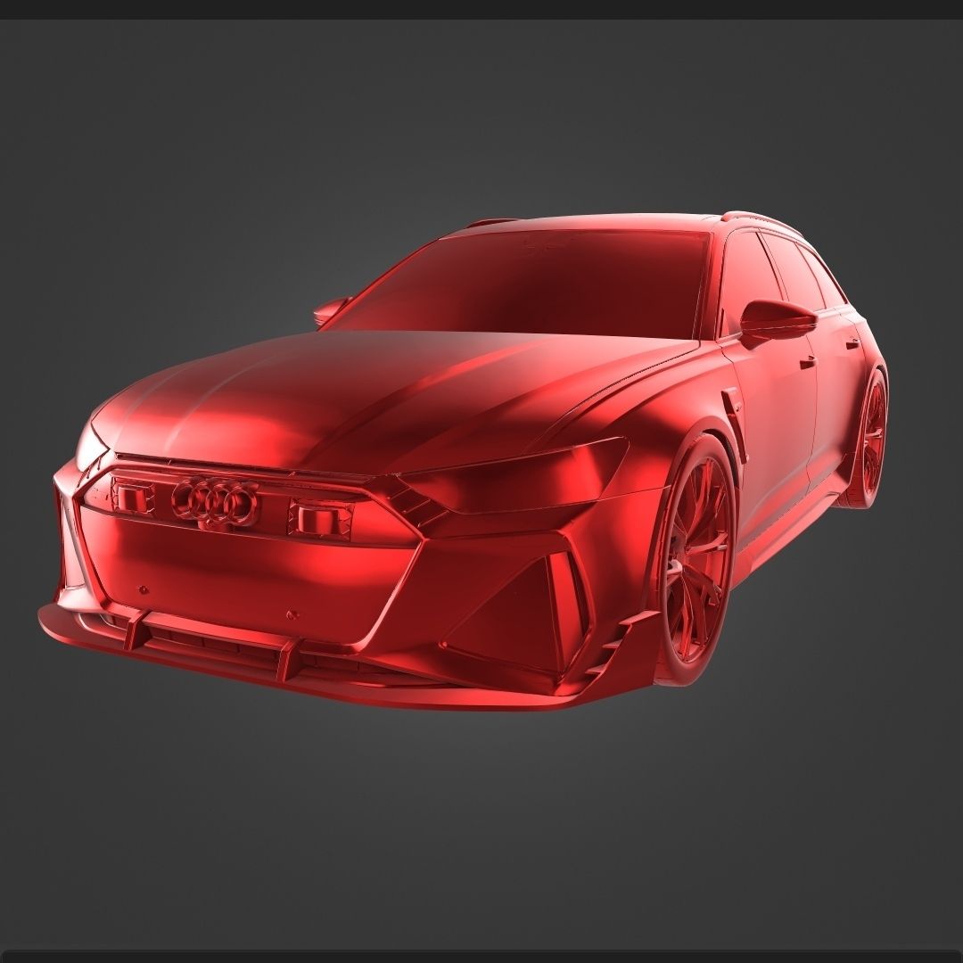 STL file Audi RS6・3D printing design to download・Cults