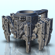 16.png Cyber spider dice mug (12)  - Holder Beer Can Storage Container Tower Soda Box DnD RPG Boardgame 33cl 25cl 12oz 16oz 50cl Beverage W40k 40 000 SciFi Futuristic