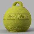 0191919.png Fichier STL Christmas ball X110・Modèle pour imprimante 3D à télécharger