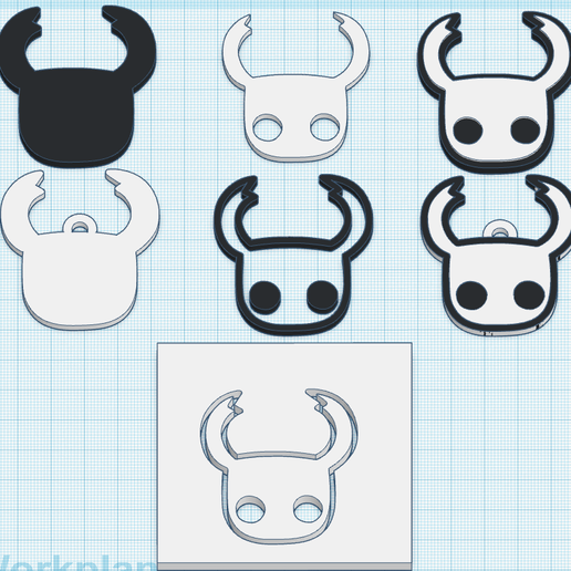 Hollow Knight 2D Keychain - Lifestyle - PLA - 3D printed product - фото 2