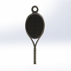 Raqueta-para-domme-y-dije-1.png Descargar archivo STL raqueta de tenis • Objeto para imprimir en 3D, chanovc2799