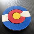 IMG_9708.jpg Colorado - Wildfire Relief Edition - Flag Coaster