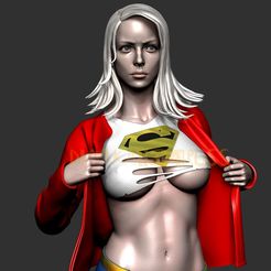 17.jpg Archivo 3D SUPERGIRL・Plan de impresora 3D para descargar