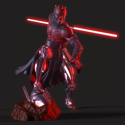 image_2021-02-16_17-12-04.png 3D file Darth Maul Statue 3D Print Ready 3D print model・3D printable model to download
