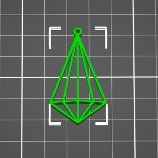 DIAMOND PENDANT FOR NECKLACE, JEWELRY, EARRINGS, CHARM 3D model