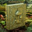 mushroombook-render.jpg Champignon Tome Coffre à dés et plateau à roulettes