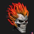 08.jpg Ghost Rider mask -Agents of SHIELD - Marvel comics 3D print model