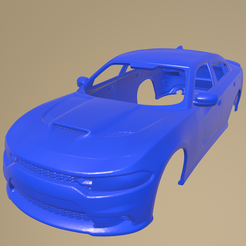 b30013.png STL file Dodge Charger SRT Hellcat 2019 PRINTABLE CAR BODY・3D printable model to download