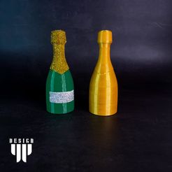 IMG_2608.jpg Free STL file Chmapagne Bottle・3D printable object to download