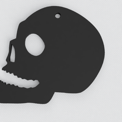 Skull_KeyChain_2023-Sep-14_12-36-01PM-000_CustomizedView8048177465.png STL file Skull Key Chain - 3inch・3D printable model to download