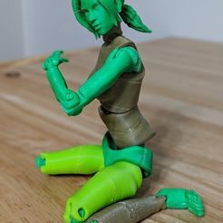 63e59276b909fb9f0a2fc11fb80e9cf4_display_large.jpg Free STL file Modified Jointed female figure (originally by Gavitka)・3D printer model to download
