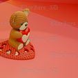 TeddyHeart-5.jpg Crochet Teddy bear with heart