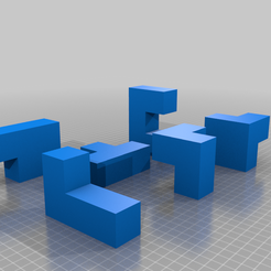 Impossible_cube_3D_file.png STL-Datei Impossible Cube (Puzzle) kostenlos・3D-druckbare Vorlage zum herunterladen